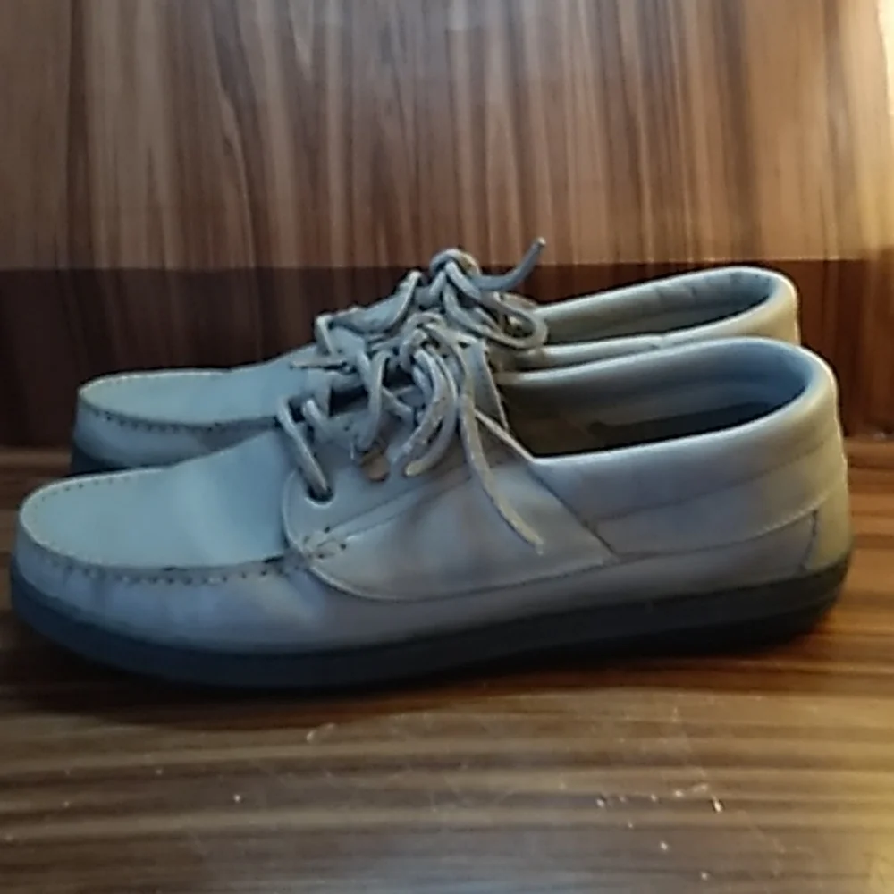 Mens Hanover leather lace up loafers 10.5